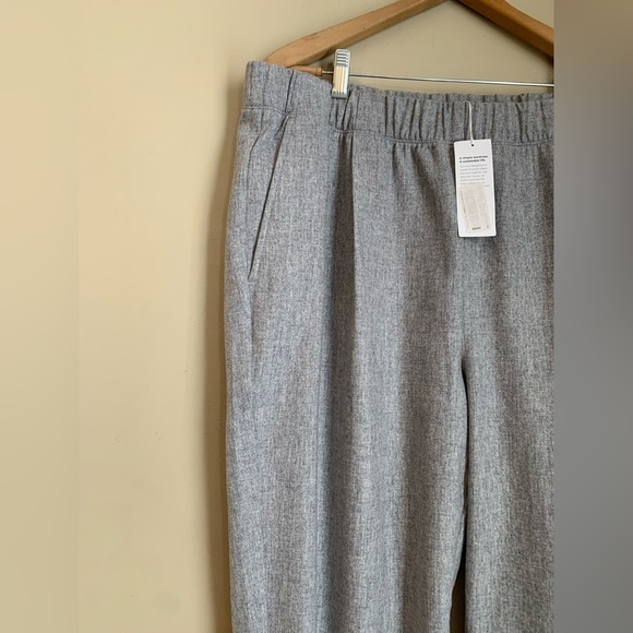 Eileen Fisher Pants 100% Wool Moon Tapered Ankle Pant XL gray - Picture 3 of 8